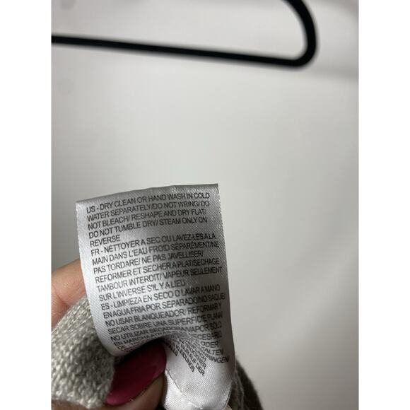 Minnie Rose 100% Cashmere Ruana Shawl Women's One Size Ombre Sweater Knit Poncho - Picture 5 of 5